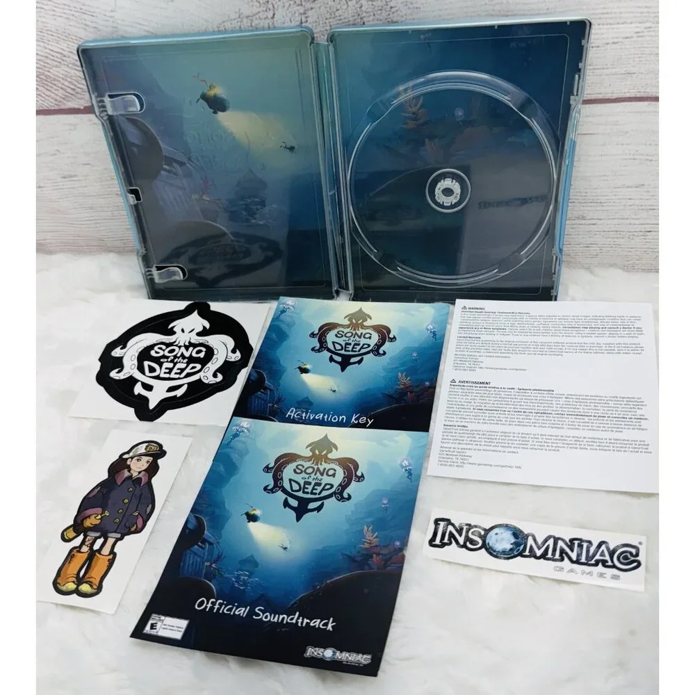 Song of the Deep (PS4, Playstation 4) Steelbook ONLY Collector's Edition NO DISC